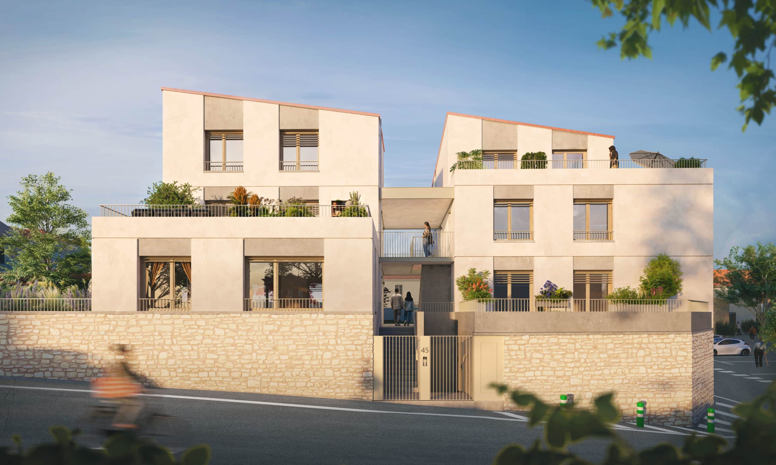 Pesrpective coeur doré